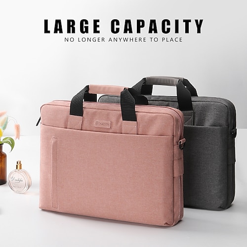 

Laptop Briefcases 12"" 13.3"" 14"" inch Compatible with Macbook Air Pro, HP, Dell, Lenovo, Asus, Acer, Chromebook Notebook Waterpoof Shock Proof Oxford Cloth Solid Color for Business Office