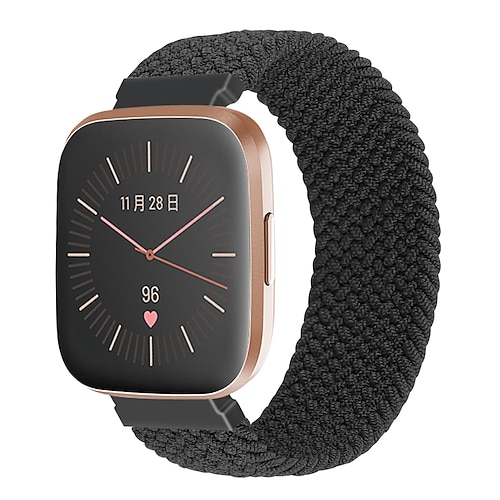 

1 pcs Smart Watch Band for Fitbit Versa 3 / Sense Nylon Smartwatch Strap Soft Elastic Breathable Weave Bracelet Replacement Wristband