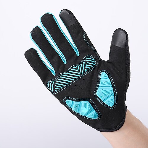 

Arsuxeo Winter Gloves Bike Gloves Cycling Gloves Winter Full Finger Gloves Windproof Warm Breathable Sports Gloves Mountain Bike MTB Cycling / Bike Green Red Blue for Adults'