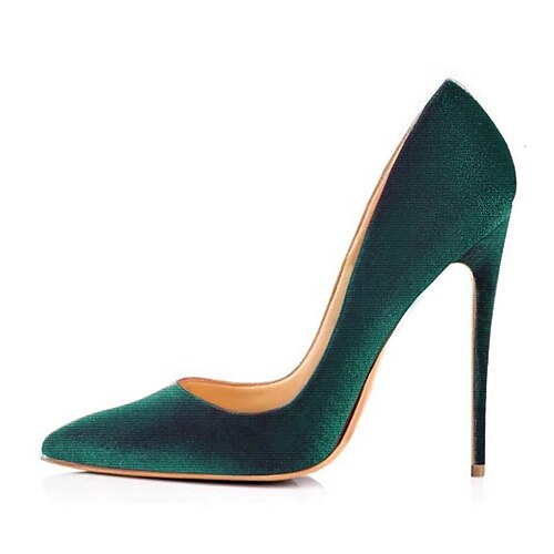 

Per donna Tacchi Scarpe sexy Taglie forti Feste Serata Stiletto Appuntite Sensuale Scamosciato Mocassino Tinta unita Nero Borgogna Verde