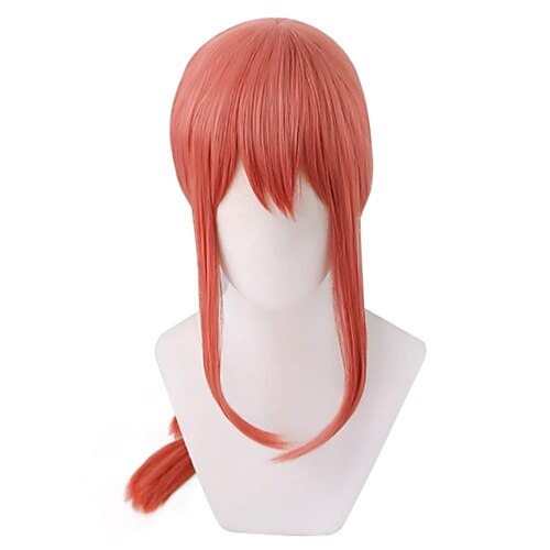 

Chainsaw Man Makima Cosplay Wig for Anime (orange red)