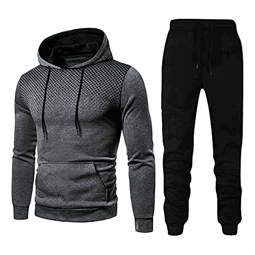 

Men's Tracksuit Sweatsuit Jogging Suits Sapphire Big red Black Dark Grey White Sports & Outdoor Clothing Apparel Hoodies Sweatshirts