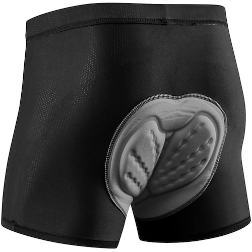 

XINTOWN Men's Cycling Underwear Shorts Bike Underwear Shorts Padded Shorts / Chamois Semi-Form Fit Mountain Bike MTB Road Bike Cycling Sports 3D Pad Breathable Anatomic Design Quick Dry Black Elastane