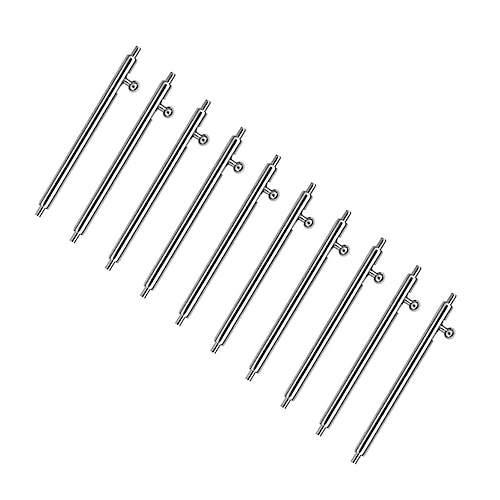 

20mm Quick Release Spring Bars Watch Pins Fit Samsung Galaxy Watch (42mm)/ Galaxy Watch Active (40mm) Pins, 10pcs Replacement Watch Band Spring Bars Strap Link Pins for Galaxy Watch 42 (10pcs)