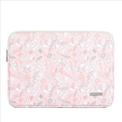 

Laptop Sleeves 12"" 14"" 13"" inch Compatible with Macbook Air Pro, HP, Dell, Lenovo, Asus, Acer, Chromebook Notebook Carrying Case Cover Waterpoof Shock Proof PU Leather Floral Botanical for Travel