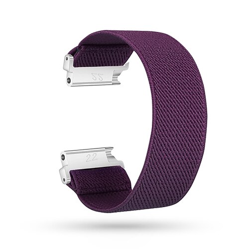 

1 pcs Cinturino intelligente per Fitbit Versa 3 / Senso Nylon Orologio intelligente Cinghia Soffice Elastico Traspirante Fascia elastica Sostituzione Polsino