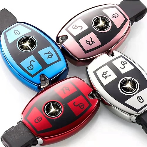 

Beautiful New Soft TPU Car Smart Key Case For Mercedes benz CLS CLA GL R SLK AMG A B C S class Auto Cover Shell Accessories