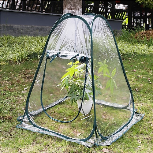 

Transparent Foldable Greenhouse Greenhouse Mini Sun Room Balcony Garden Cover Seedling Plant Protection Cover