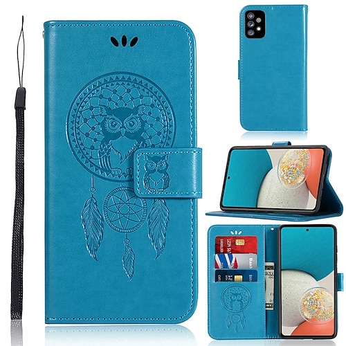 

Phone Case For Samsung Galaxy Full Body Case A53 A33 S22 S22 Plus S22 Ultra S21 Ultra Plus S20 A72 A52 A42 Note 10 Note 10 Plus Wallet Card Holder Shockproof Animal TPU PU Leather