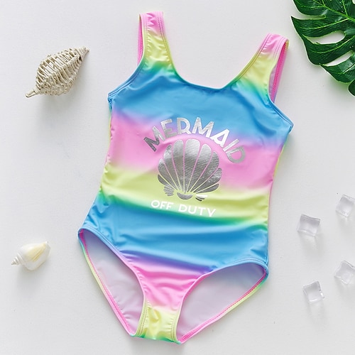 

Kids Girls' One Piece Swimwear Outdoor Fruit Active Print Bathing Suits 2-8 Years Spring Pink