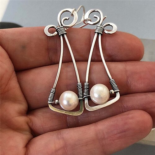 

Femme Boucles d'oreille Chic et moderne Plein Air Géométrie Boucle d'oreille