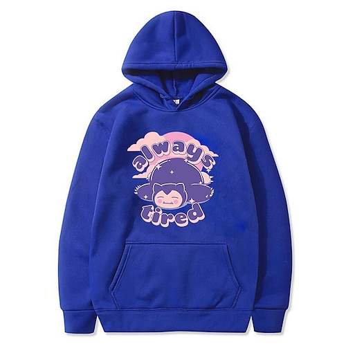 

Pokemon Cosplay Hattetrøje Anime Tegneserie Anime Harajuku Grafisk Kawaii Hattetrøje Til Herre Dame Unisex Voksne Varmstempling 100% Polyester