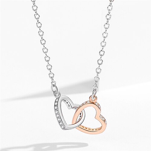 

Women's necklace Chic & Modern Street Heart Necklaces / Silver / Fall / Winter / Spring / Summer