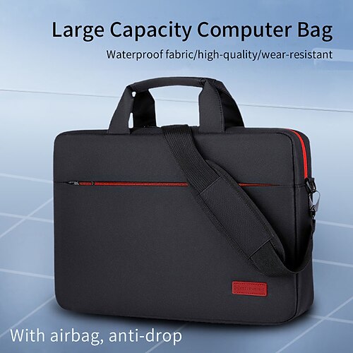 

Laptop Briefcases 13.3"" 14"" 15 Inch inch Compatible with Macbook Air Pro, HP, Dell, Lenovo, Asus, Acer, Chromebook Notebook Waterpoof Shock Proof Oxford Cloth Solid Color for Business Office
