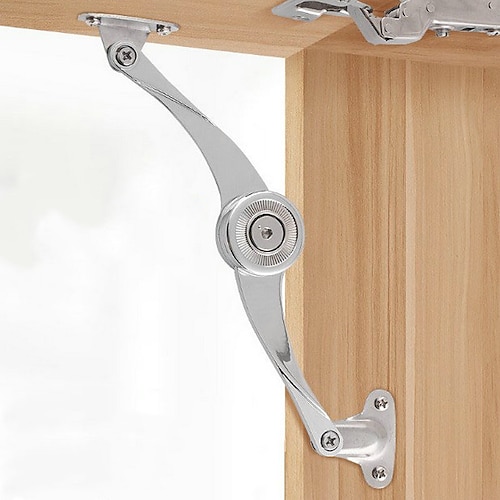 

Hydraulic Randomly Stop Hinges Kitchen Cabinet Door Adjustable Polish Hinge Furniture Lift Up Flap Stay Support Hardware