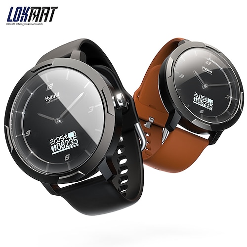 

LOKMAT MK09 Smart Watch 0.96 inch Smartwatch Fitness Running Watch Bluetooth Pedometer Call Reminder Activity Tracker Compatible with Android iOS Women Men Message Reminder Anti-lost Step Tracker