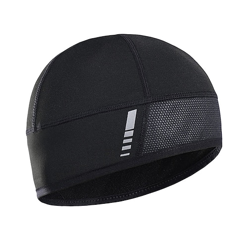 

ARSUXEO Cycling Cap Reflective Men Women Winter Fleece Cycling Cap Windproof Outdoor Sports Running Caps MTB Bike Bicycle Helmet Lining Linner
