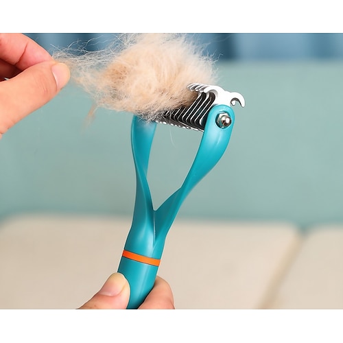 

pet dog open-knot comb cat special one-button hair removal comb cleaning beauty to remove floating hair cat hair cleaning brush