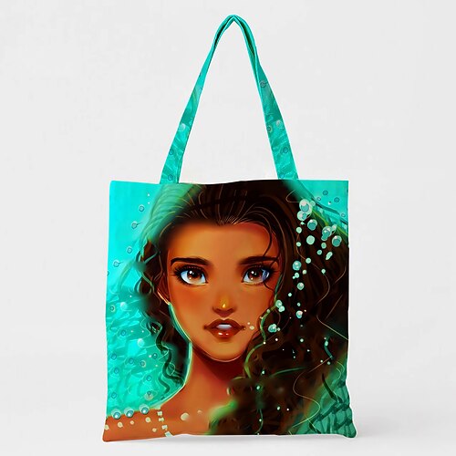

Unisex 3D Print Tote 3D Tote Bag Oxford Cloth Print 3D Daily Going out Black