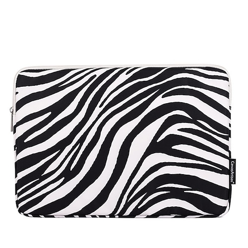 

Laptop Sleeves 12"" 14"" 13"" inch Compatible with Macbook Air Pro, HP, Dell, Lenovo, Asus, Acer, Chromebook Notebook Waterpoof Shock Proof Polyester Zebra Print for Travel