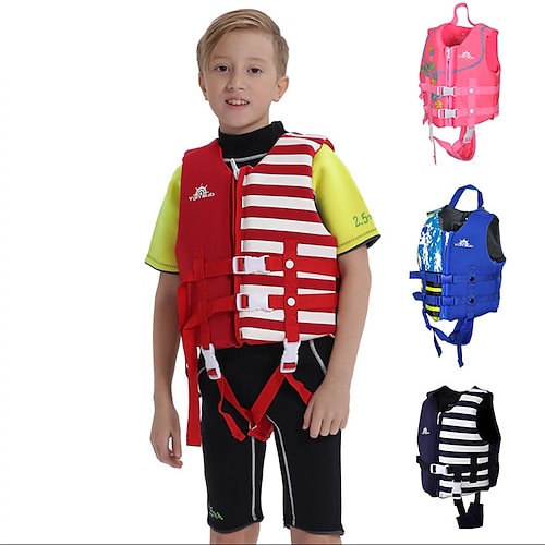 

Life Jacket Floating Softness Protection Nylon Neoprene Swimming Water Sports Rafting Life Jacket for Kids