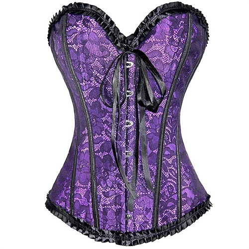 

Per donna Da donna Per femmina Normale Pizzo Di base Genere neutro Intimo Corsetto Pantacollant biancheria intima - Poliestere Matrimonio Da tutti i giorni Jacquard Corsetto Viola Borgogna S M L