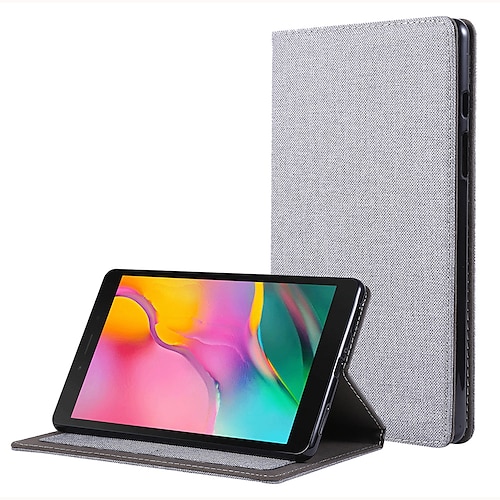 

Full Body Case For Samsung Galaxy Tab S7 FE 12.4'' Plus S6 Lite 10.4'' A8 10.5'' A7 Lite A 8.4 A 8.0 Shockproof / Dustproof Full Body Cases Solid Colored PU Leather