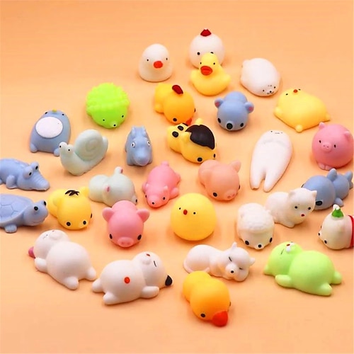 

35 Pcs Kawaii Squishies Mochi Anima Squishy Toys for Teenagers Party Favors Mini Stress Relief Toys for Birthday Gift Classroom Prize