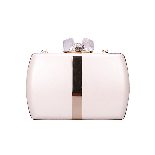 

Women's Bridal Purse Evening Bag Party / Evening Date White Black Pink Gold