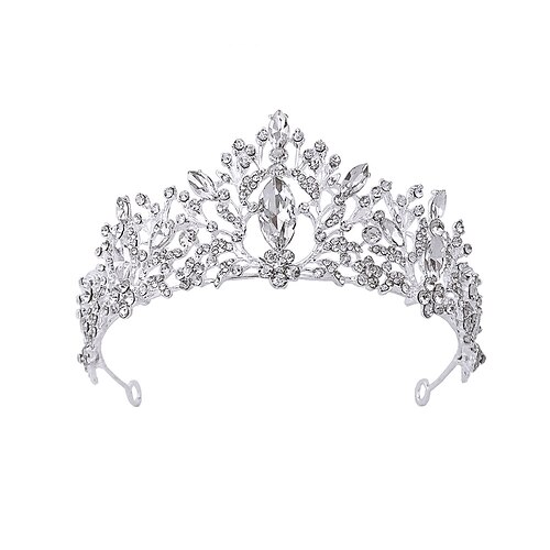 

Crystal / Alloy Crown Tiaras with Crystal / Rhinestone 1 PC Wedding / Special Occasion Headpiece