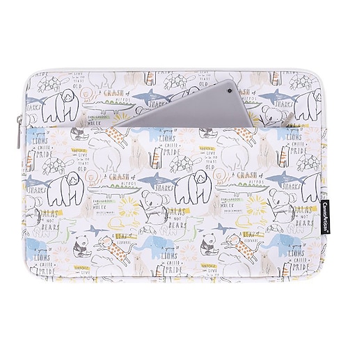 

Laptop Sleeves 12"" 14"" 13"" inch Compatible with Macbook Air Pro, HP, Dell, Lenovo, Asus, Acer, Chromebook Notebook Waterpoof Shock Proof PU Leather Word / Phrase for Travel Colleages & Schools