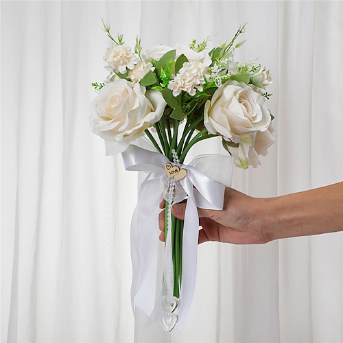 

Wedding Photo Props Bridesmaid Simulation Flower Bride Holding Bouquet