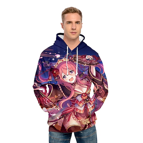 

Re: Dive Princesas Sudadera Animé Dibujos Anime 3D Harajuku Gráfico Sudadera Para Hombre Mujer Unisexo Adulto Impresión 3D 100% Poliéster