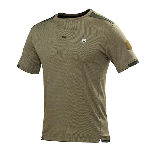 

s.archon angken summer outdoor quick-drying t-shirt men's breathable sports short-sleeved loose military fan tactical half-sleeve