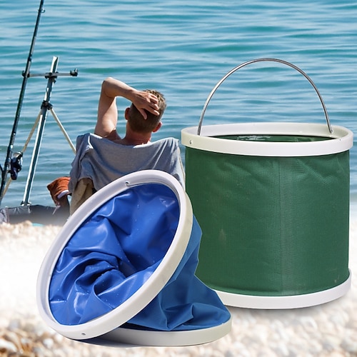 

Portable Car Wash Bucket Bowl Sink Washing Bag Outdoor Travel Fishing Camping Foldable Water Bucket Multifunction Folding