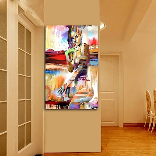 

wish explosion abstract girl decorative painting nordic frameless painting core