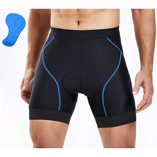 

Men's Cycling Shorts Bike Padded Shorts / Chamois Mountain Bike MTB Road Bike Cycling Sports 3D Pad Cycling Breathable Quick Dry Black Grey Polyester Spandex Clothing Apparel Bike Wear / Stretchy