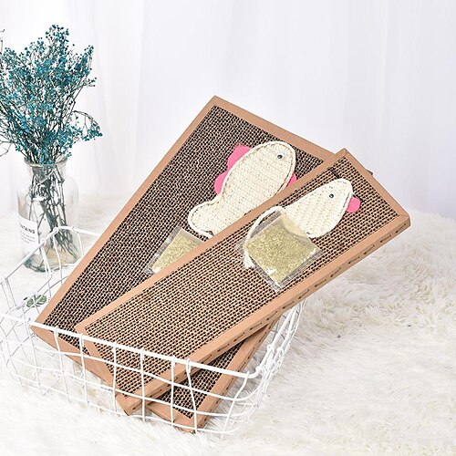 

Cat Toys Wear-resistant Natural Sisal Cat Scratching Board Pet Supplies Cat Toys Cat Claw Board Protection Sofa Cat Scratching Plate