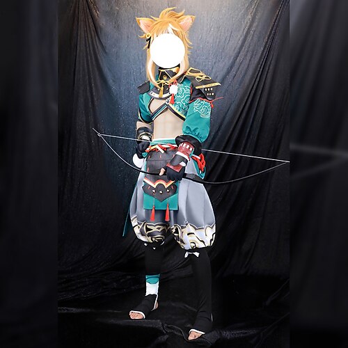 

Inspirert av Genshin Impact Gorou Anime Cosplay-kostymer Japansk Cosplay-drakter Kostume Til Herre