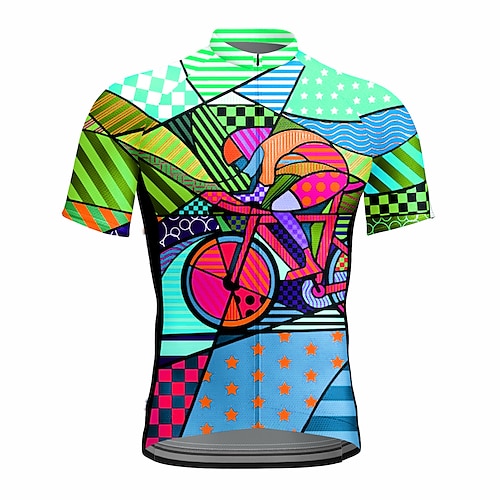 Gay Pride Rainbow Cycling Jersey (Customizable) – Outdoor Good Store