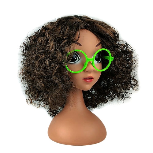 

Encanto Mirabel Madrigal Cosplay Wigs Girls' Movie Cosplay Cute Brown Wig Children's Day Masquerade