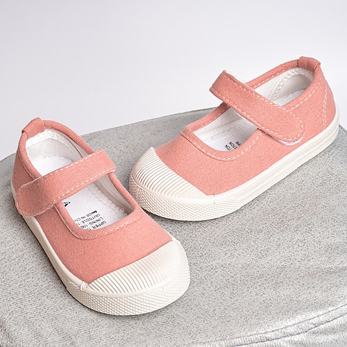 

Girls' Sneakers Sports Outdoors Casual Daily Canvas Breathability Non-slipping Little Kids(4-7ys) Casual Daily Leisure Sports Outdoor Exercise Almond Pink Dark Blue Spring Summer