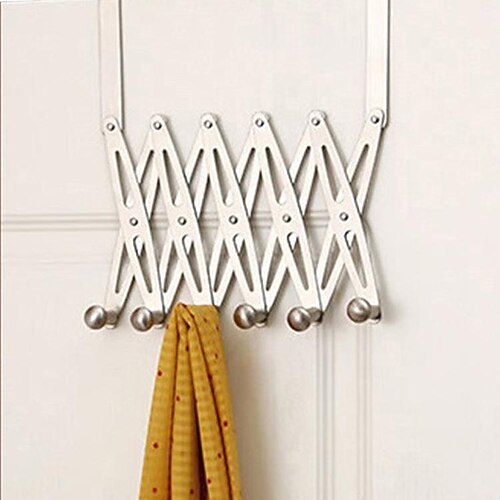 

Stainless Steel Door Folding Hook Coat Hook Telescopic Door Hook Nail-free Door Hook Hanger