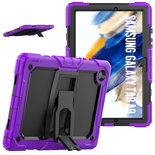 

Tablet Case Cover For Samsung Galaxy Tab A8 A7 Lite A 8.0"" Portable Armor Defender Rugged Protective with Adjustable Kickstand Solid Colored PC