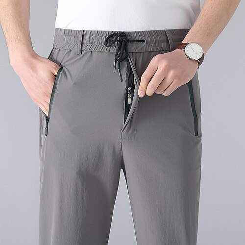 

Men's Hiking Pants Trousers Summer Outdoor Breathable Quick Dry Stretch Lightweight Pants / Trousers Bottoms Black Blue Camping / Hiking / Caving XL 2XL 3XL 4XL 5XL