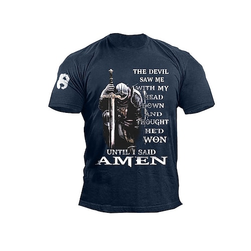 

Men's T shirt 3D Print Graphic Weapon Crew Neck Casual Daily Print Short Sleeve Tops Lightweight Fashion Big and Tall Sports Green Black Navy Blue