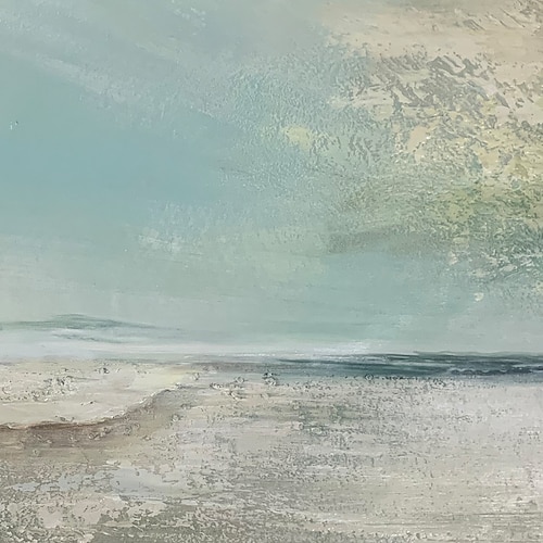  Peinture à l'huile faite à la main toile art mural décoration paysage marin abstrait peinture plage océan pour la décoration intérieure roulé sans cadre peinture non étirée