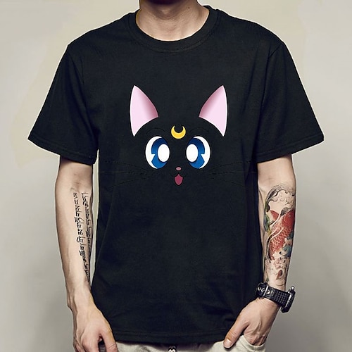 

Inspired by Anime Character Usagi Tsukino T-shirt Cartoon Manga Anime Harajuku Graphic Kawaii T-shirt For Men's Women's Unisex Adults' Hot Stamping 100% Polyester