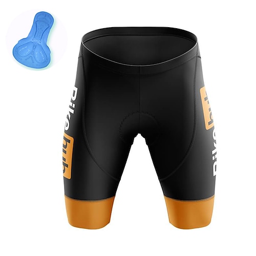 

21Grams Men's Bike Shorts Cycling Padded Shorts Bike Padded Shorts / Chamois Mountain Bike MTB Road Bike Cycling Sports 3D Pad Cycling Breathable Quick Dry Yellow Polyester Spandex Clothing Apparel