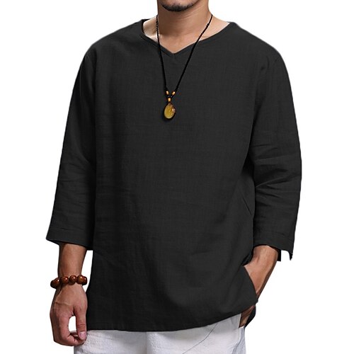 

Men's T shirt Tee Solid Color Crew Neck Blue Beige Black Outdoor Street Short Sleeve Clothing Apparel Fashion Casual Classic Muscle